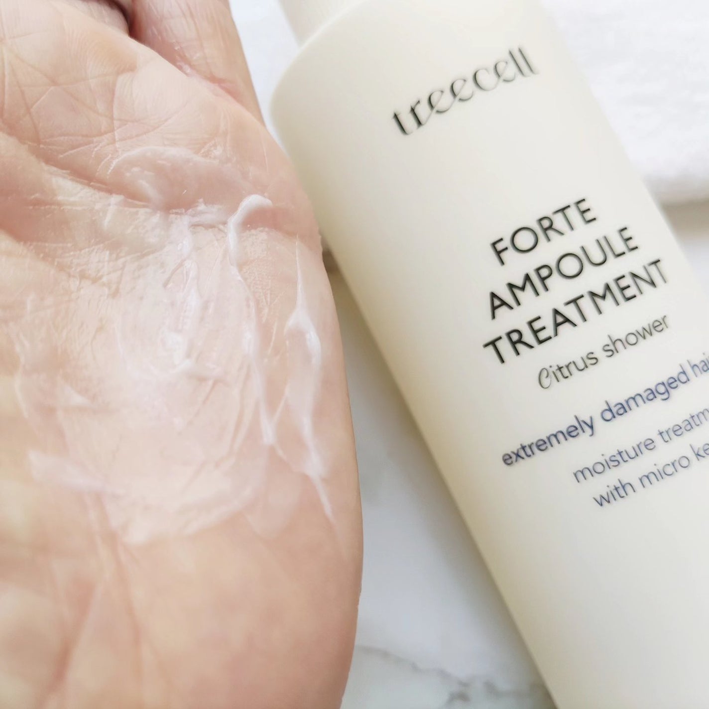 フォルテ アンプル トリートメント/treecell/洗い流すヘアトリートメントを使ったクチコミ(4枚目)