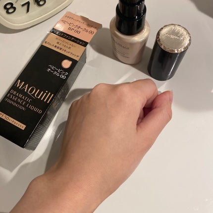 ドラマティックエッセンスリキッド/マキアージュ/リキッドファンデーションを使ったクチコミ(4枚目)