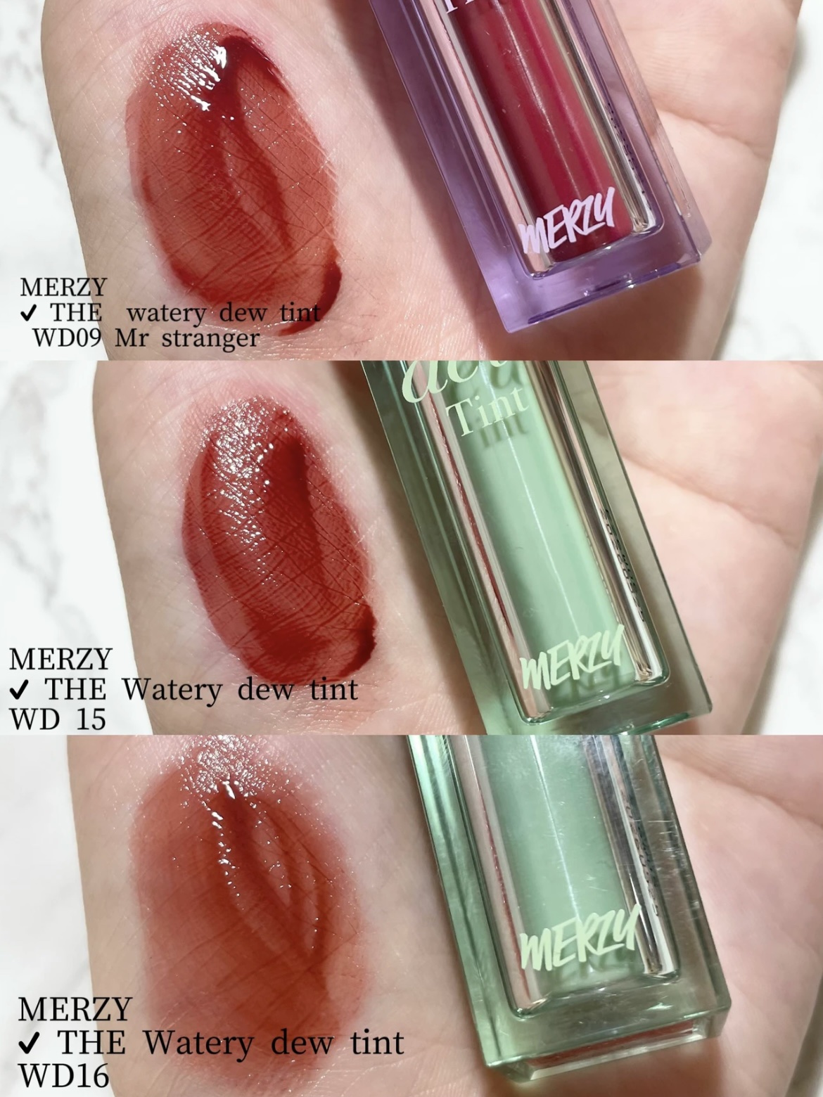 ジューシーラスティングティント/rom&nd/リップティントを使ったクチコミ（3枚目）