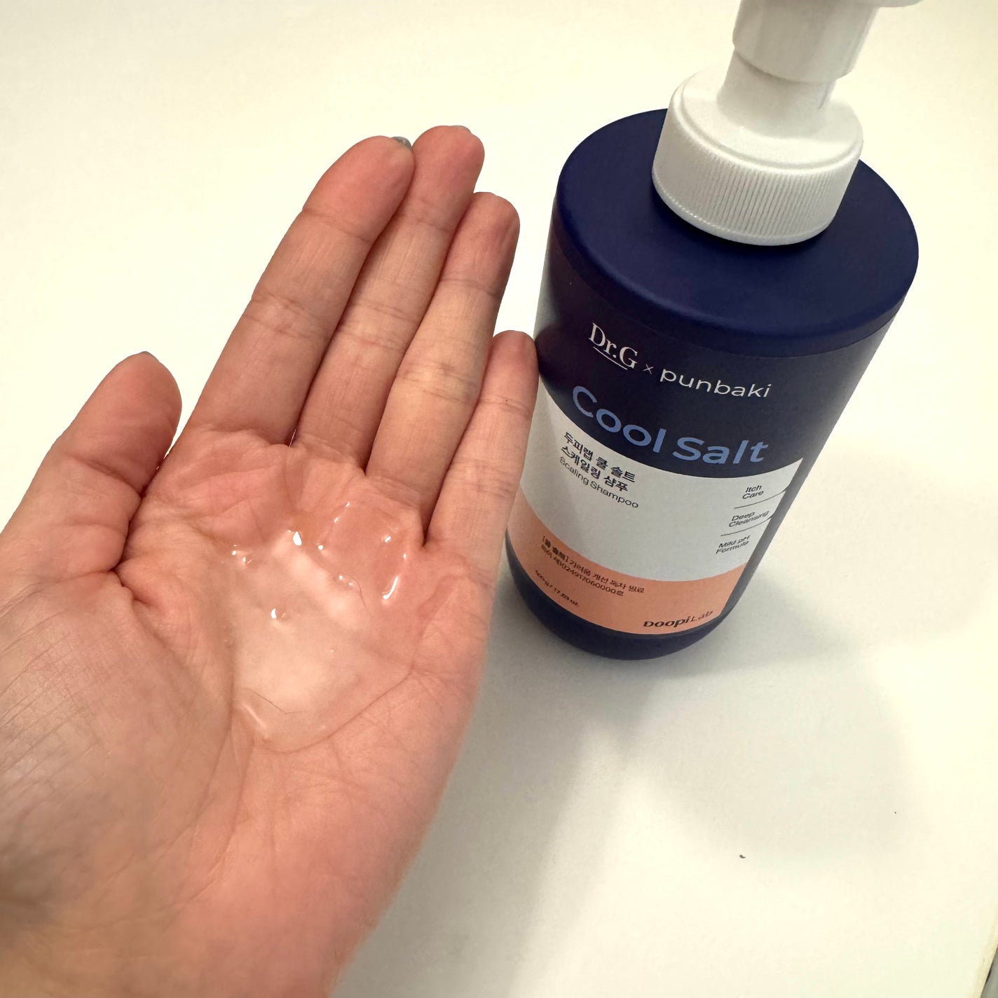 クールソルトスケーリングシャンプー/クールソルトスカルプトリートメント/Dr.G/市販シャンプーを使ったクチコミ(2枚目)
