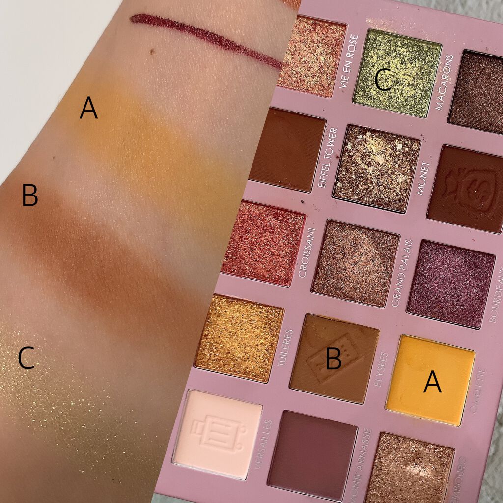 GO TRAVEL 15色アイシャドウパレット/FOCALLURE/アイシャドウパレットを使ったクチコミ(5枚目)