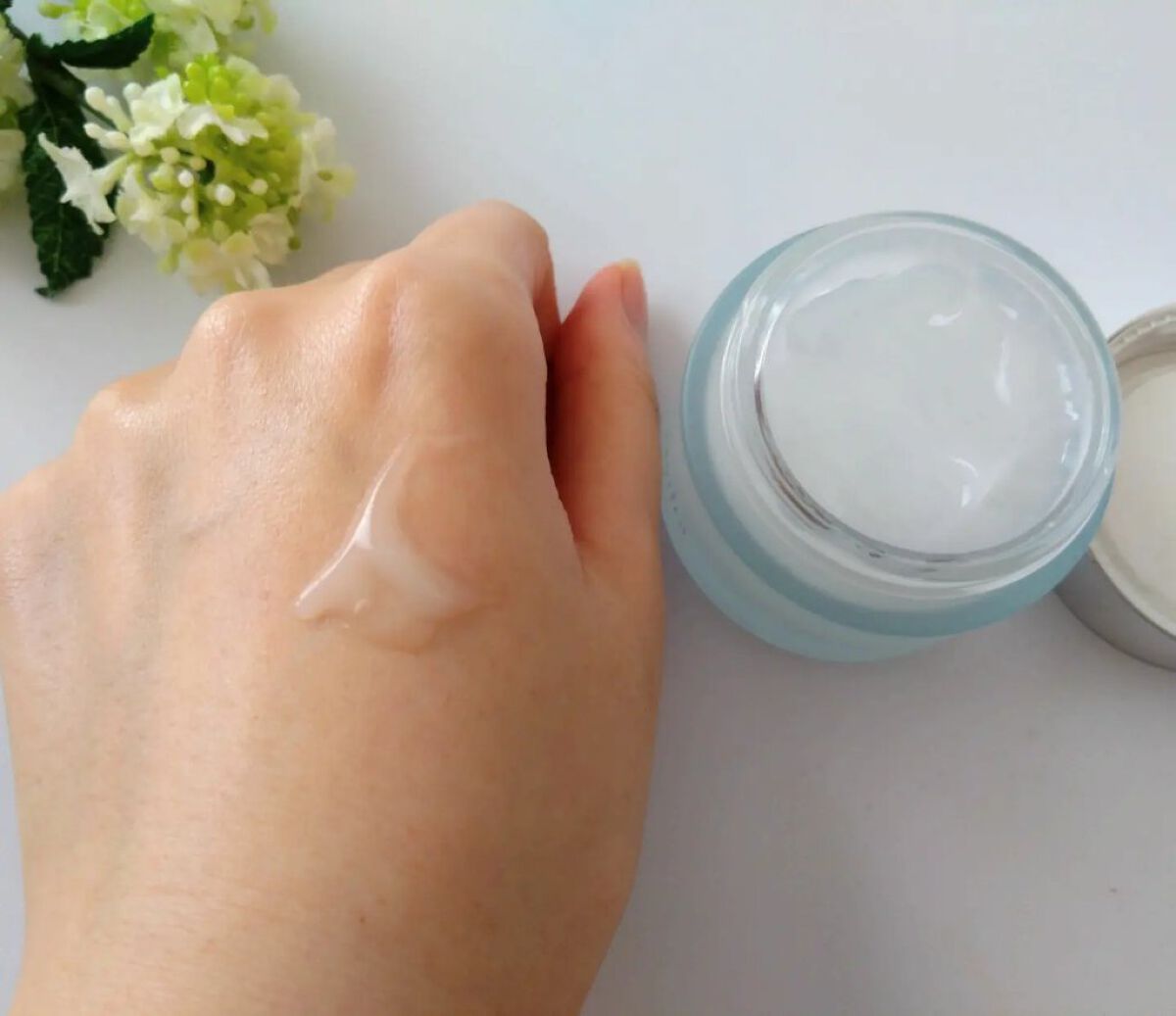 ハイドラアンプルクリーム/9Wishes/フェイスクリームを使ったクチコミ（2枚目）