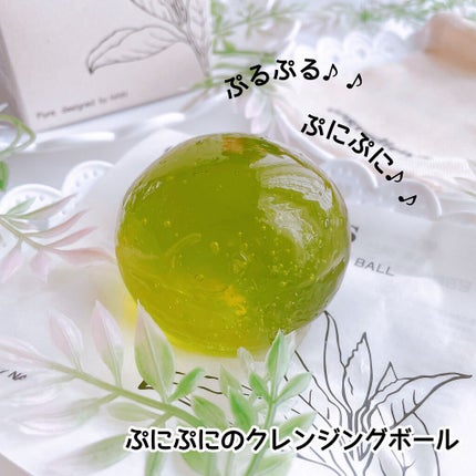Jeju Green Tea Cleansing Ball/Ongredients/洗顔石鹸を使ったクチコミ(2枚目)