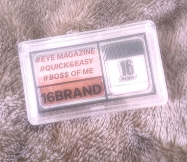 16 EYE MAGAZINE/16BRAND/アイシャドウパレットを使ったクチコミ（2枚目）