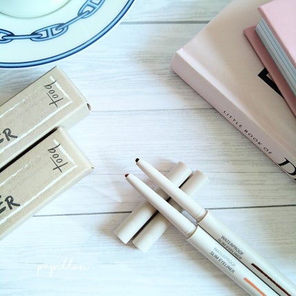 ウォータープルーフ スリム アイライナー/Tooq/ジェルアイライナーを使ったクチコミ(2枚目)