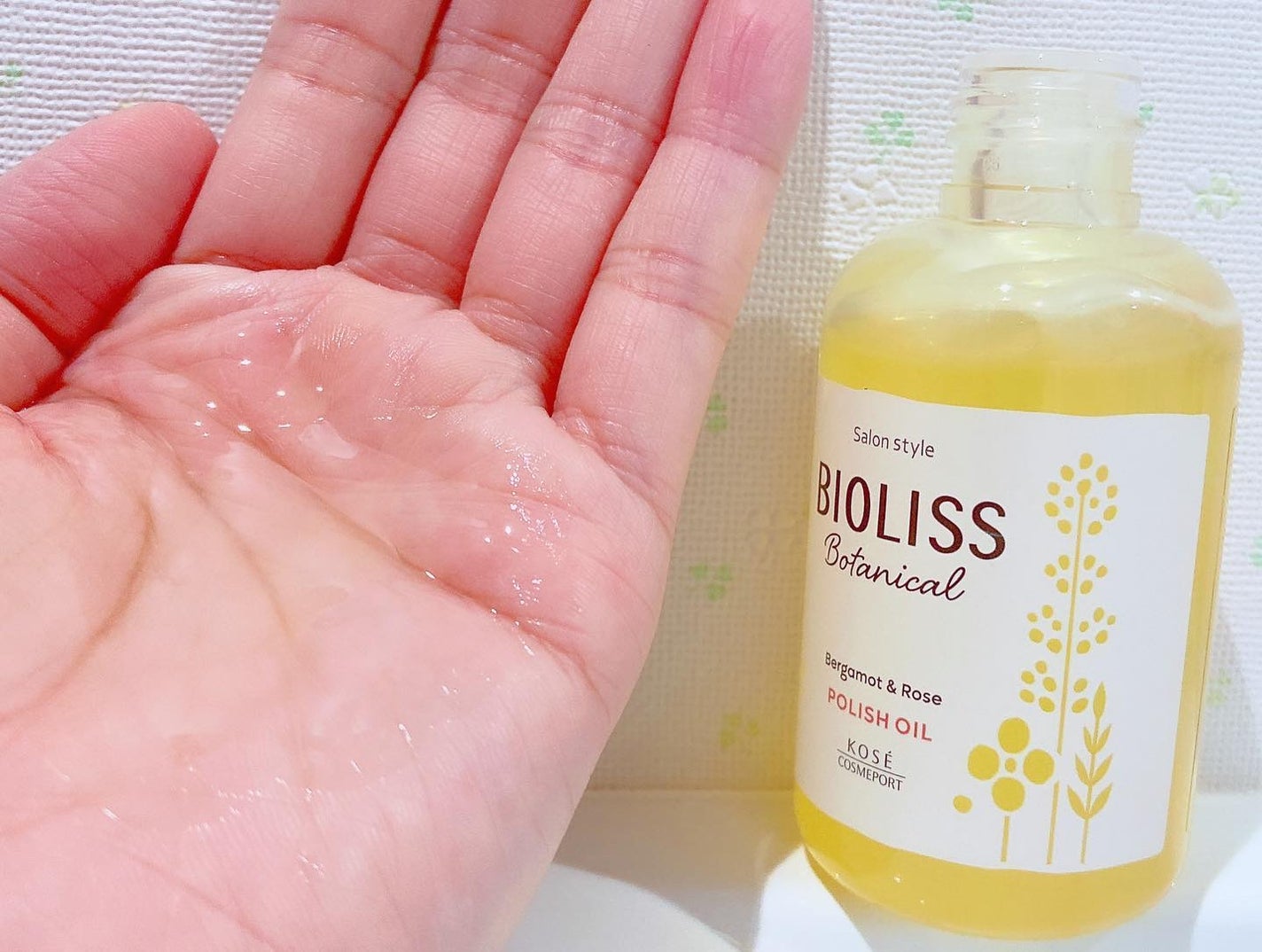 ボタニカル ポリッシュオイル/SSビオリス/ヘアオイルを使ったクチコミ(3枚目)