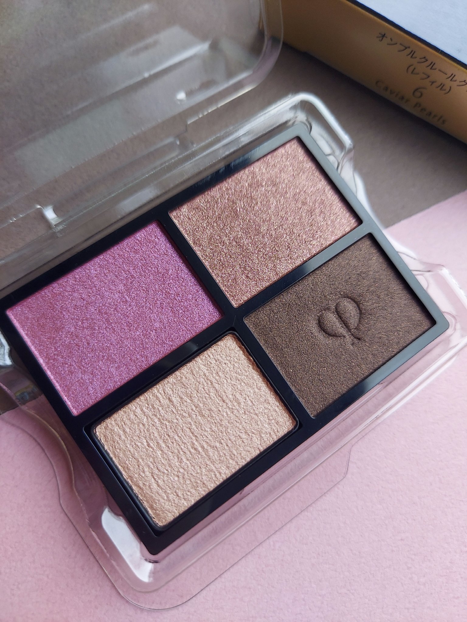 オンブルクルールクアドリ 6 Caviar Pearls（レフィル）/クレ・ド・ポー ボーテ/アイシャドウパレットを使ったクチコミ（1枚目）