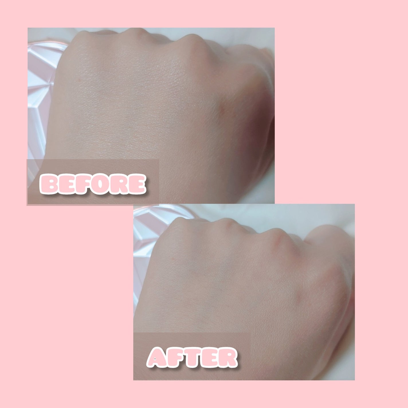 ピンクダイヤクッション/4YE/クッションファンデーションを使ったクチコミ(3枚目)