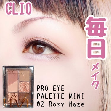 プロ アイパレット ミニ 02 ROZY HAZE/CLIO/パウダーアイシャドウを使ったクチコミ（1枚目）