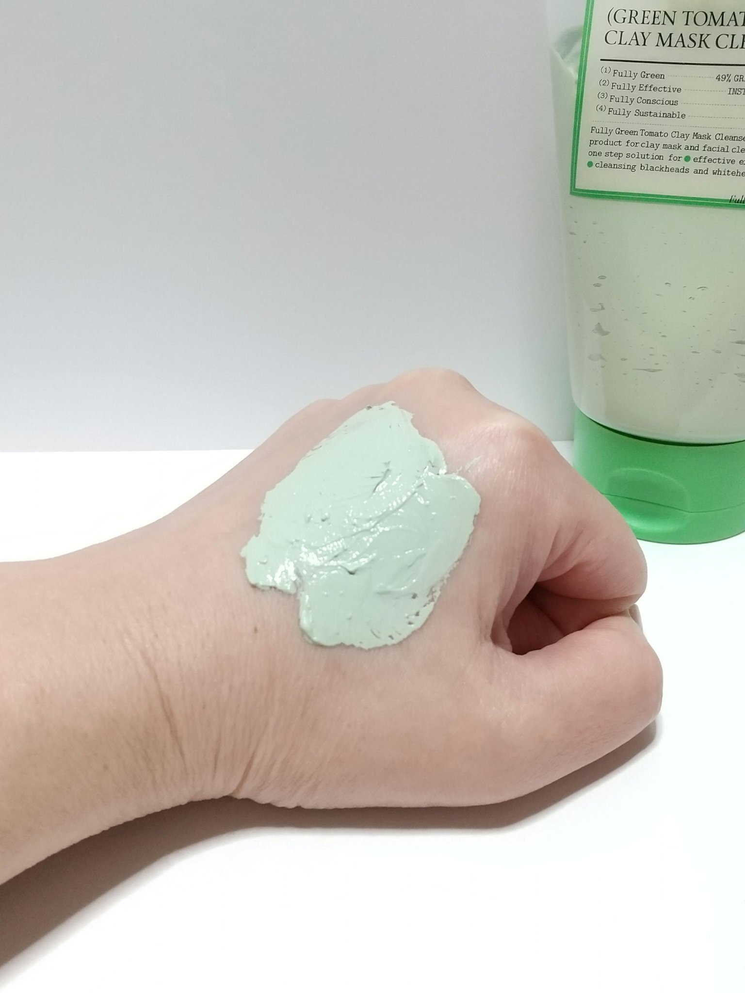 グリーントマトクレイマスククレンザー/FULLY/洗い流すパック・マスクを使ったクチコミ（3枚目）