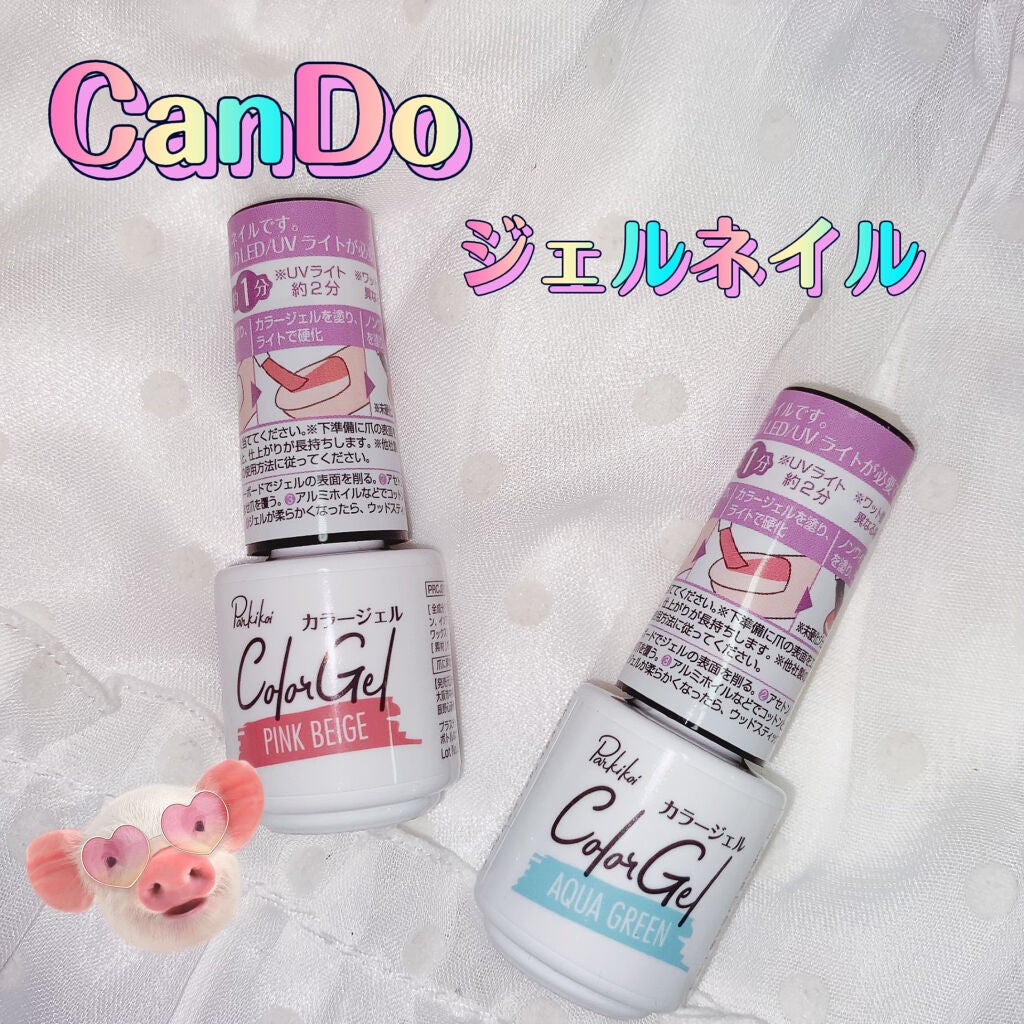 パル カラージェル/キャンドゥ/ジェルネイルを使ったクチコミ(1枚目)