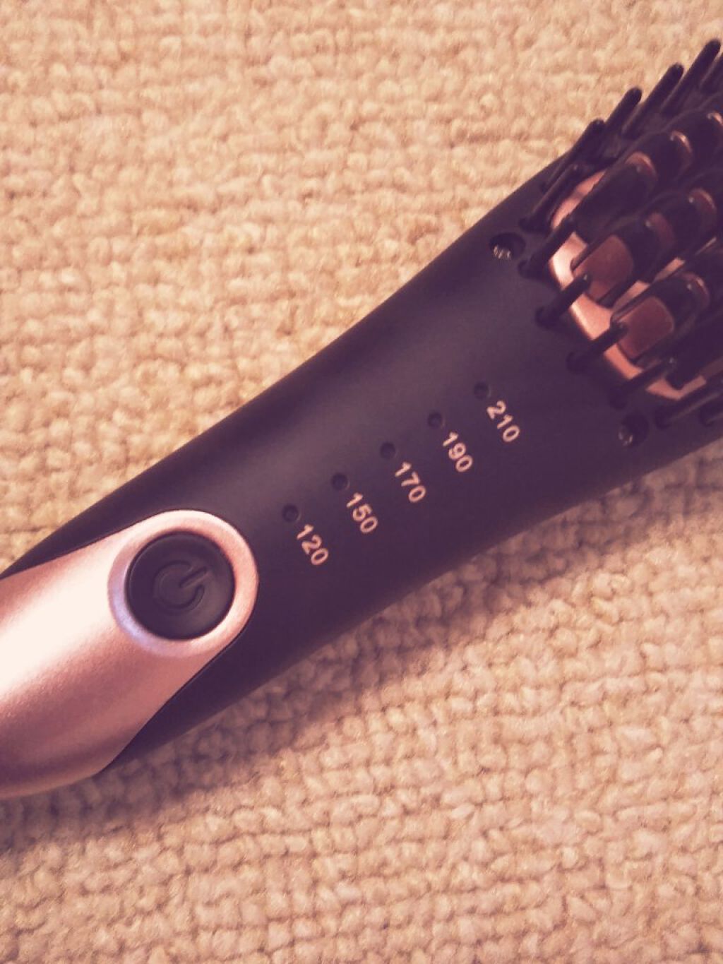 Agetuyaポータブルミニブラシアイロン（ポーチ付き）/ローネジャパン/ヒートブラシを使ったクチコミ（3枚目）