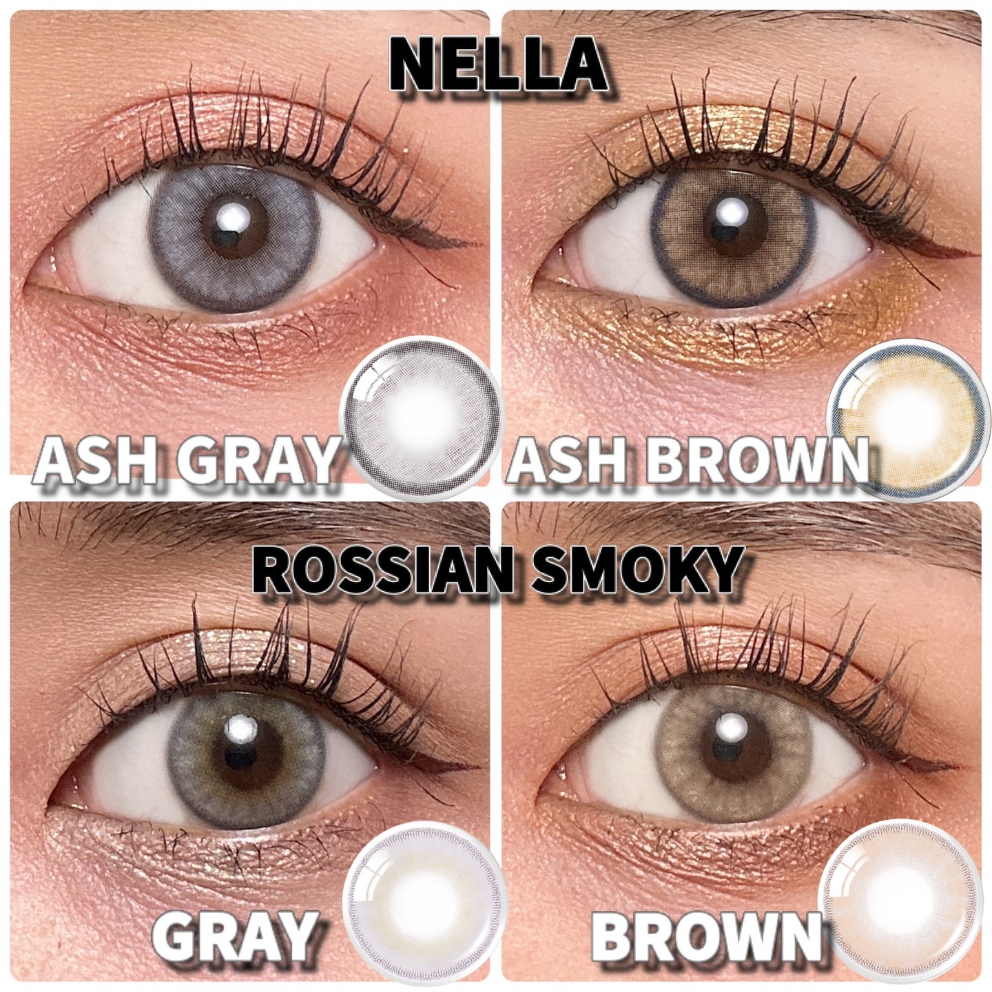 ロシアンスモーキー/OLENS/カラーコンタクトレンズを使ったクチコミ（1枚目）