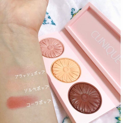 チーク ポップ ホリデイ コレクション/CLINIQUE/パウダーチークを使ったクチコミ(2枚目)