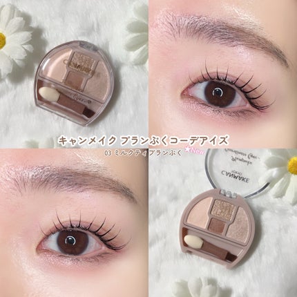 プランぷくコーデアイズ/キャンメイク/パウダーアイシャドウを使ったクチコミ(7枚目)