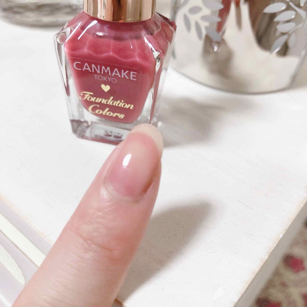 ファンデーションカラーズ/キャンメイク/マニキュアを使ったクチコミ(2枚目)