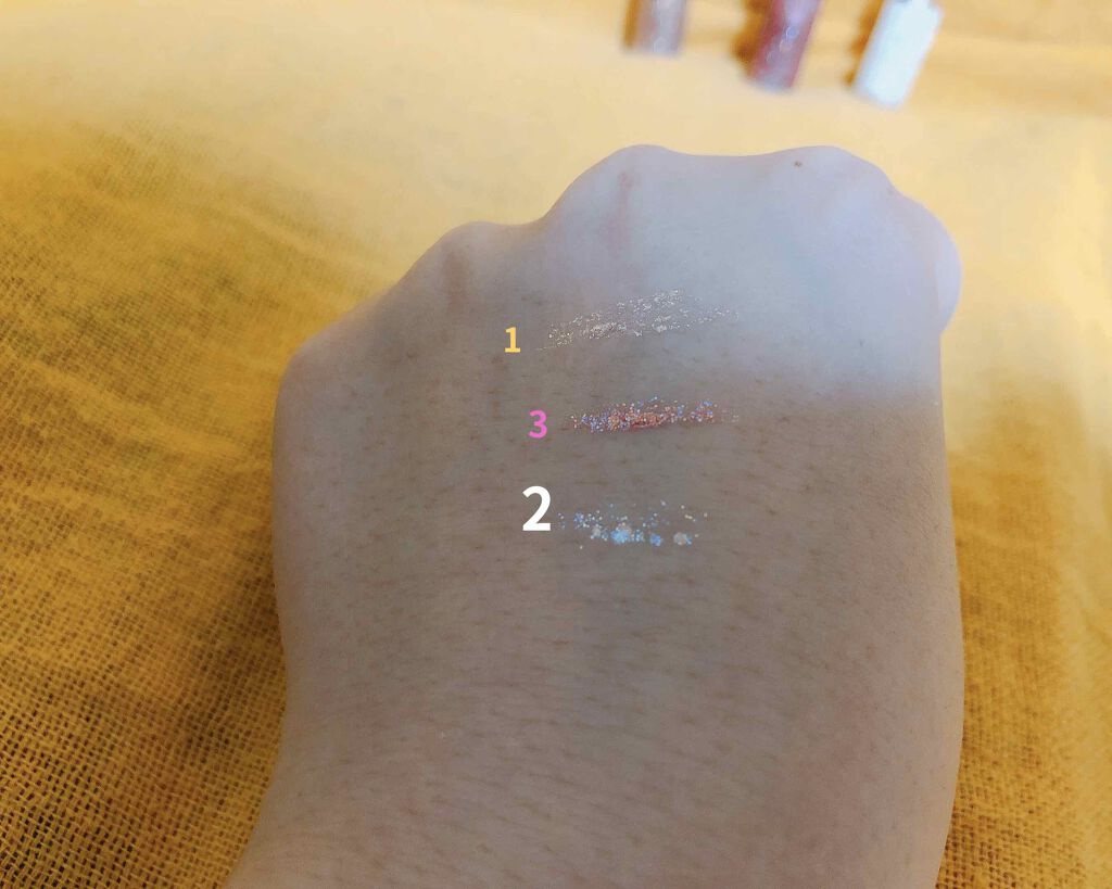 グリッターライナー/b idol/グリッターを使ったクチコミ(2枚目)