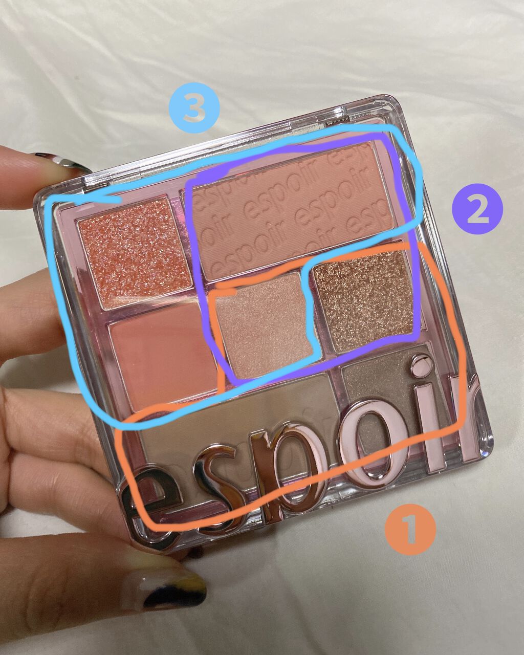 リアルアイパレット/espoir/マルチパレットを使ったクチコミ（2枚目）