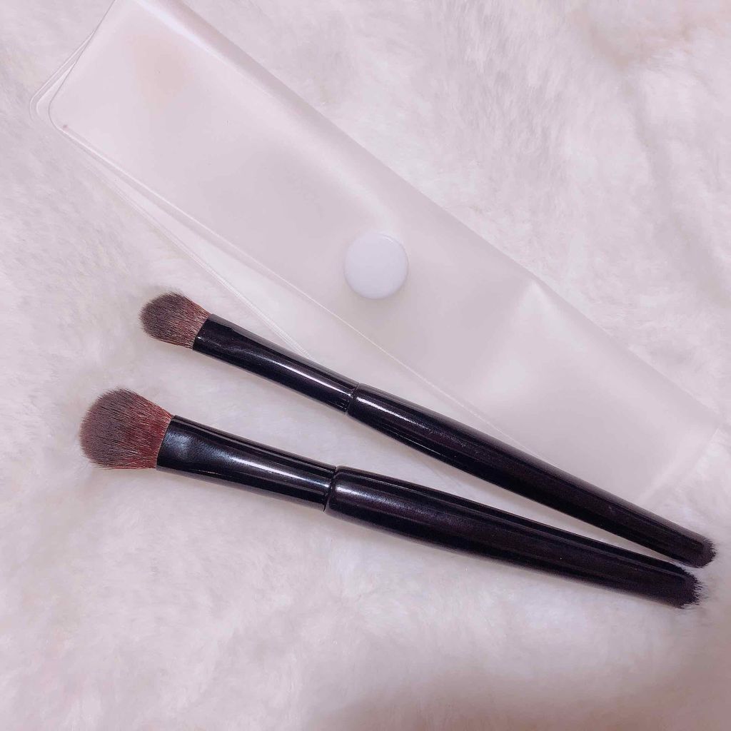 ファイバーアイシャドウブラシセット/ロージーローザ/メイクブラシを使ったクチコミ(2枚目)