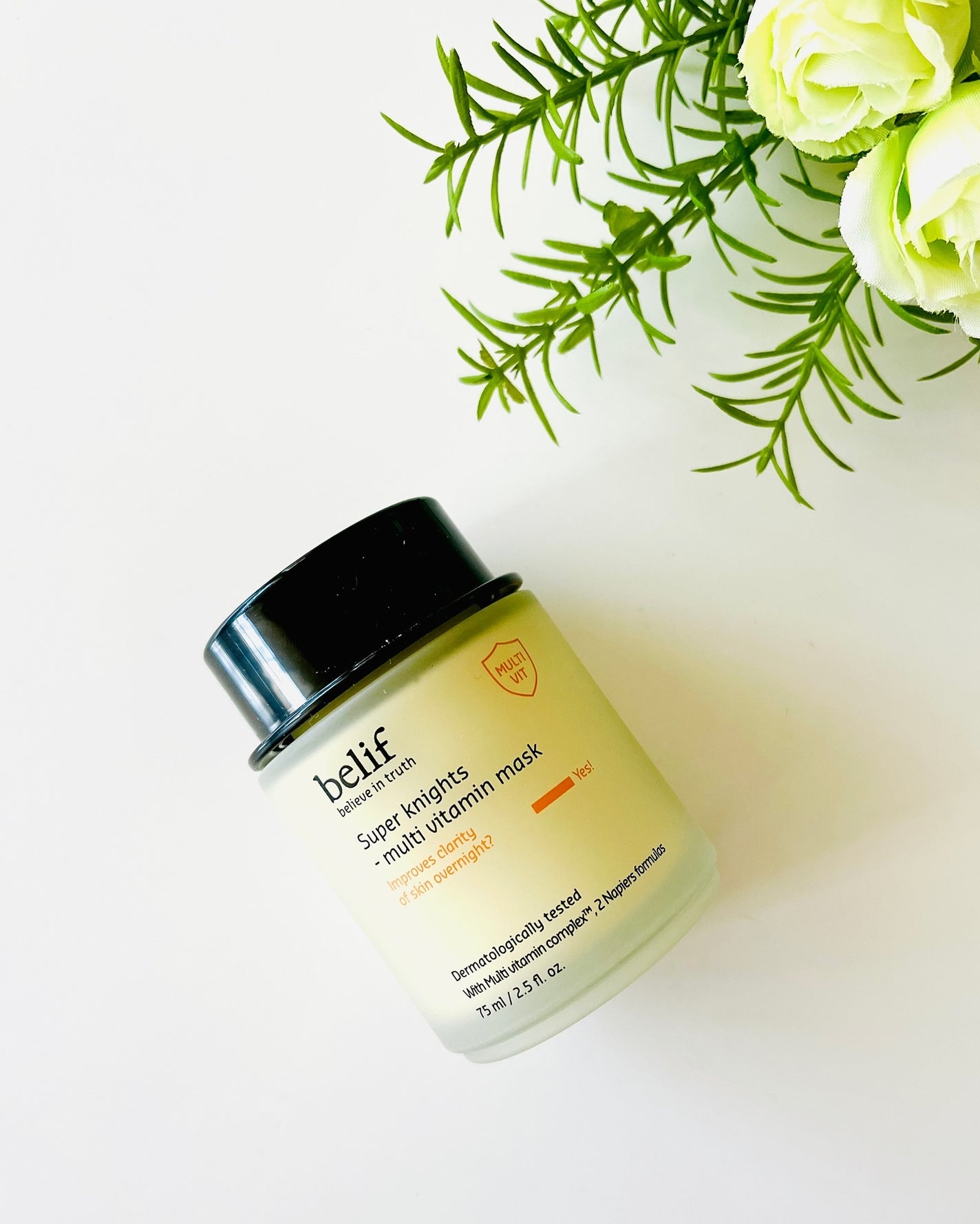 スーパーナイツ ビタミンマスク/belif/フェイスクリームを使ったクチコミ(1枚目)