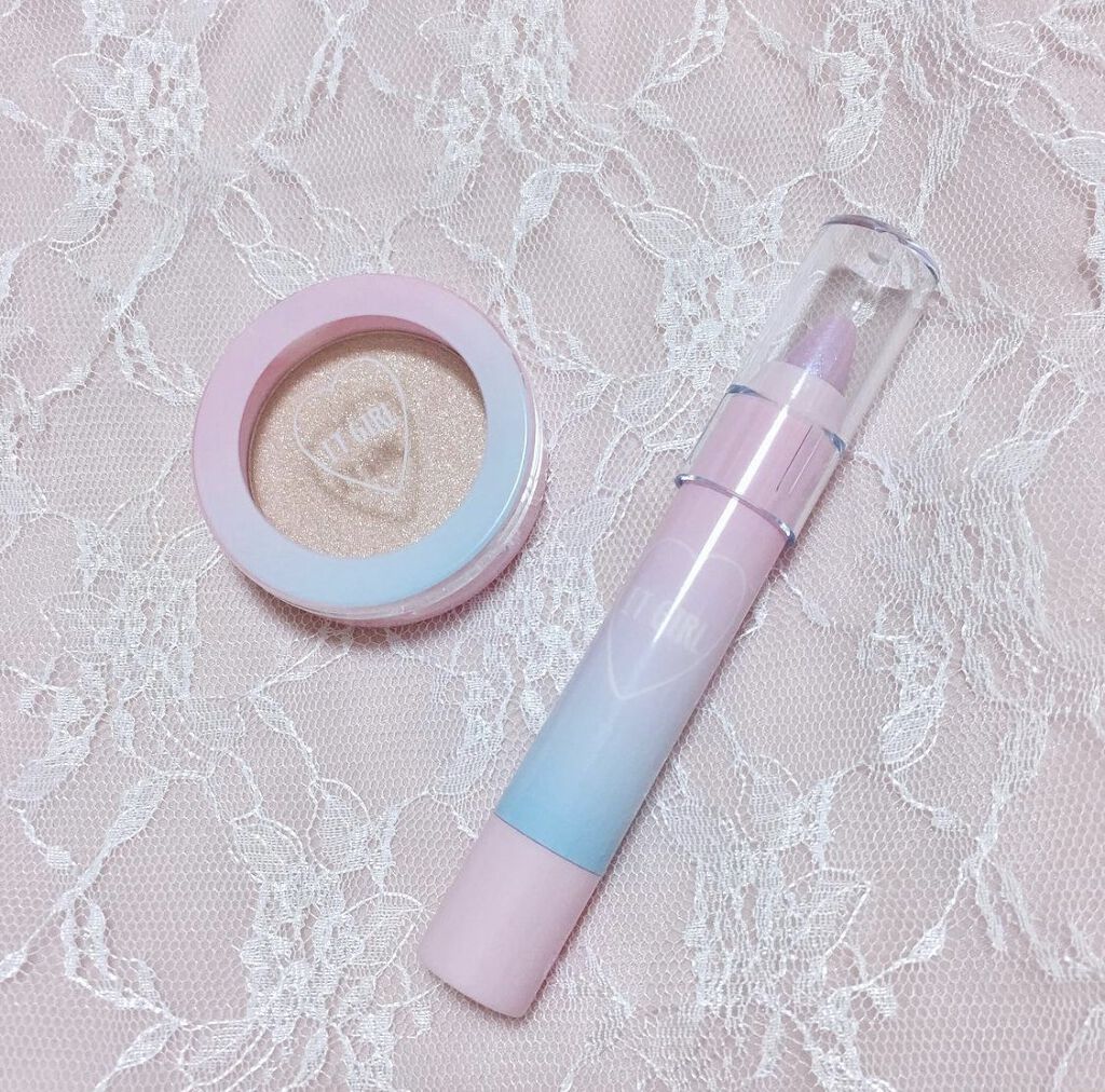 ダイソー×IT GIRL グリッタークレヨンリップ フェアリーシャイン/DAISO/口紅を使ったクチコミ（1枚目）