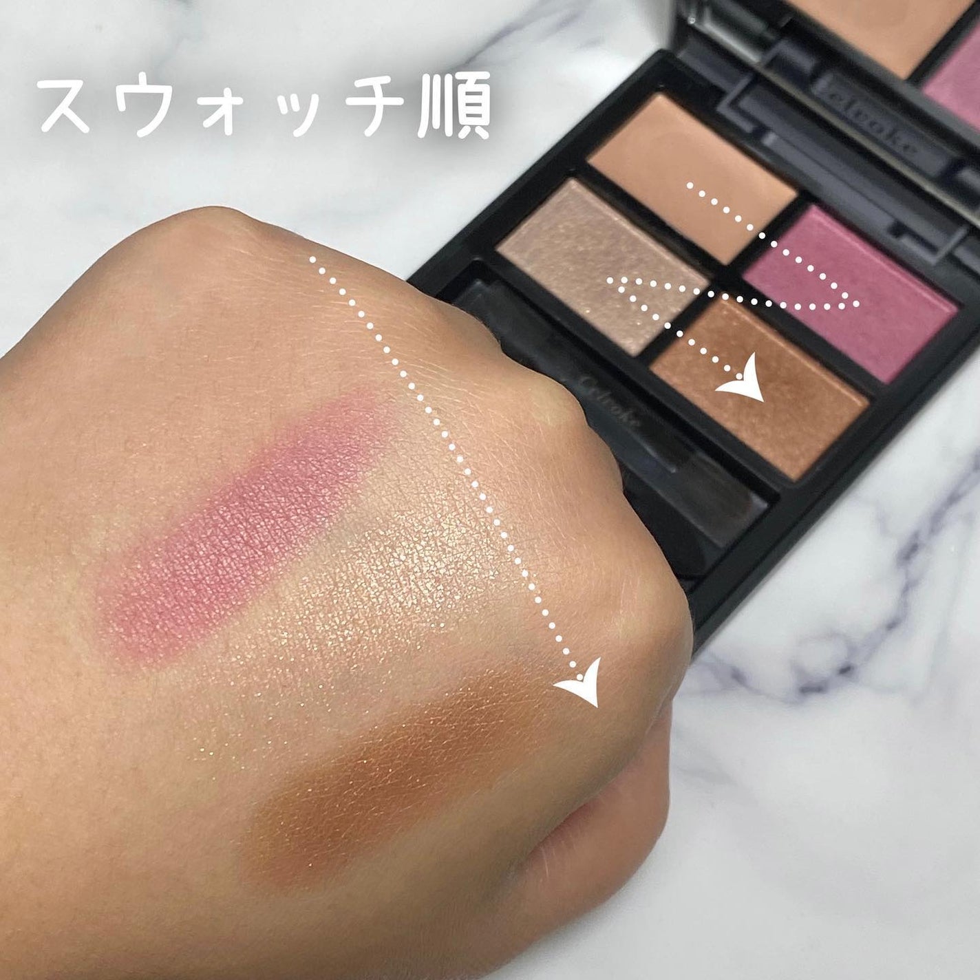 セルヴォーク ヴァティック アイパレット/Celvoke/アイシャドウパレットを使ったクチコミ(3枚目)