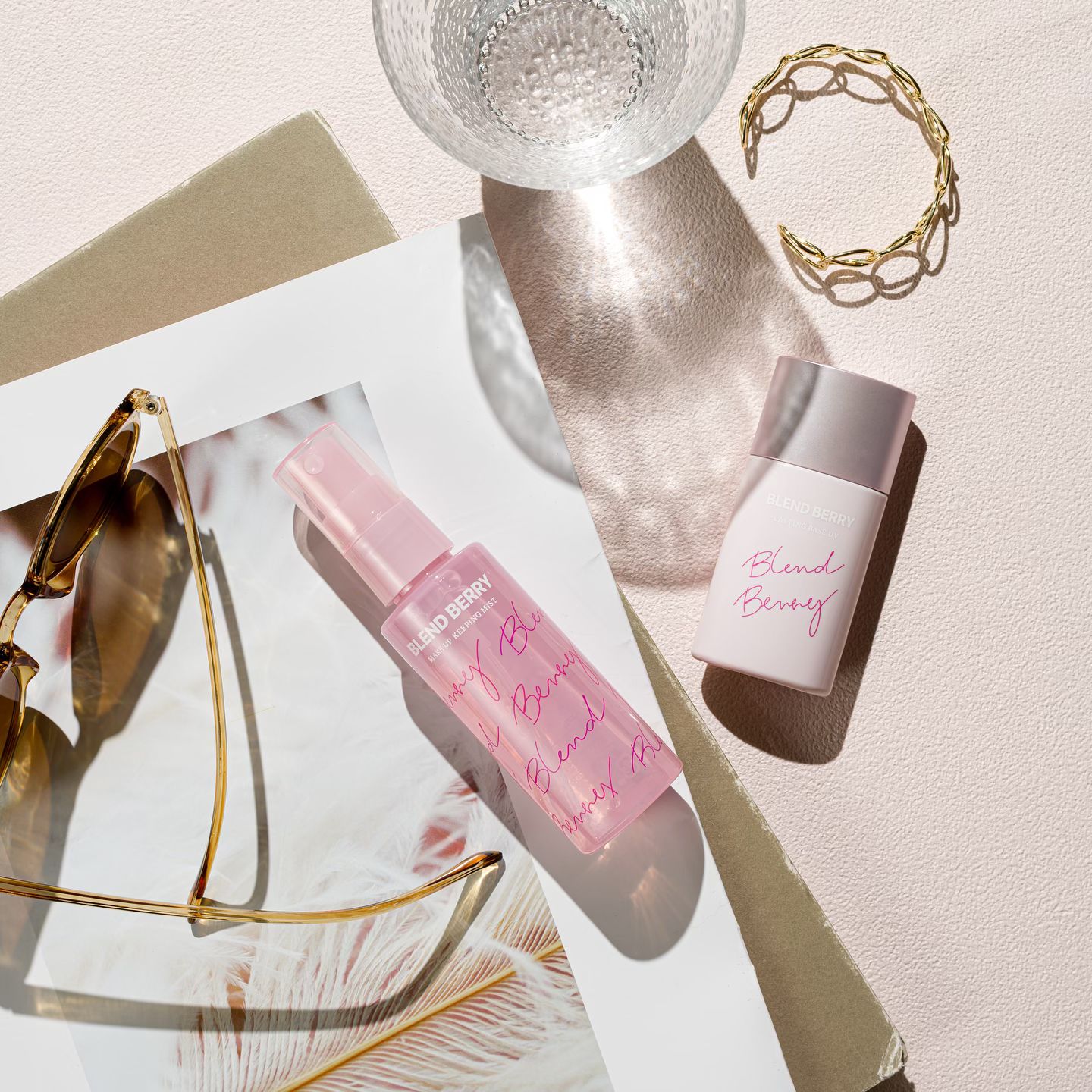 メイクアップ キーピング ミスト/BLEND BERRY/フィックスミストを使ったクチコミ（1枚目）