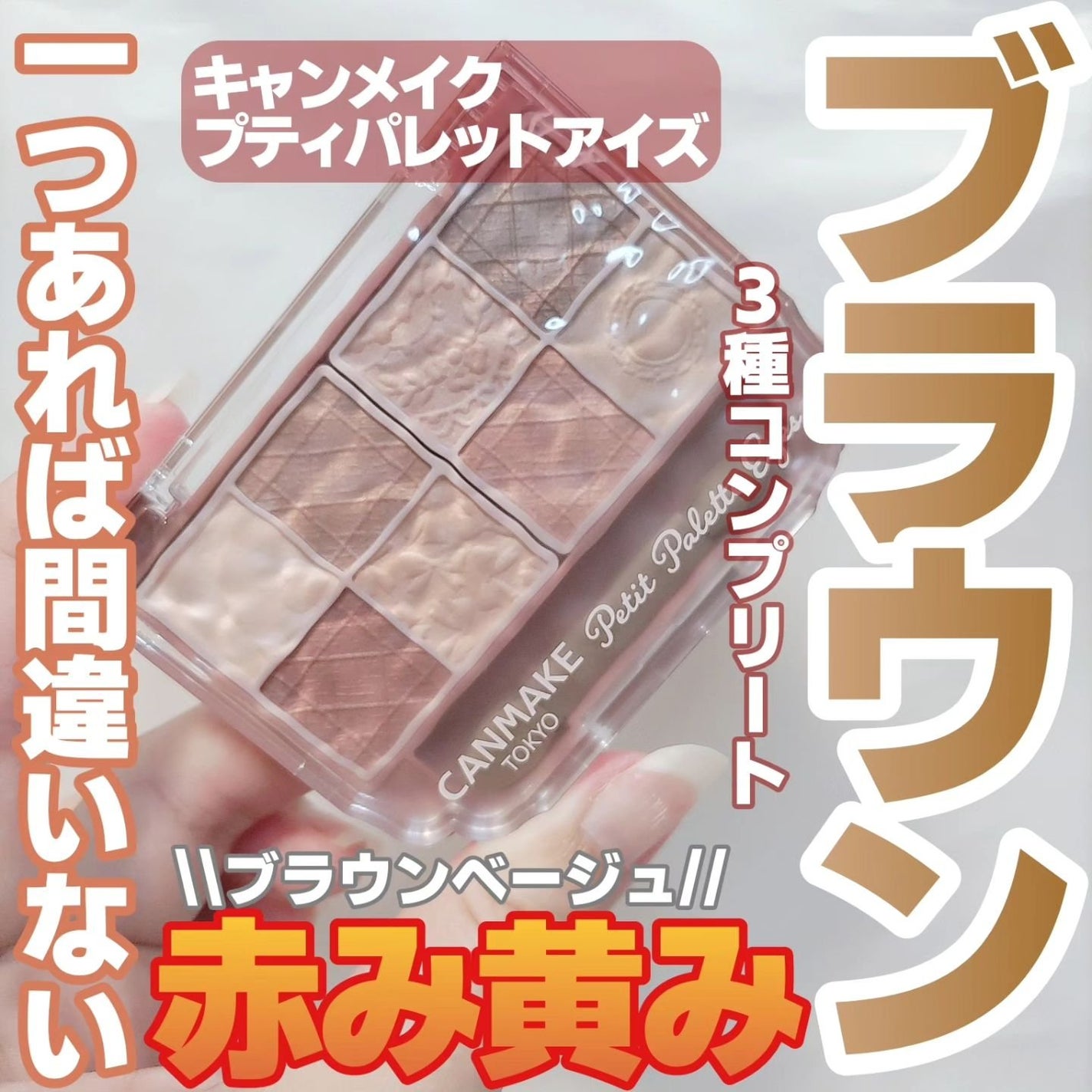 プティパレットアイズ(マットタイプ)/キャンメイク/パウダーアイシャドウを使ったクチコミ(1枚目)