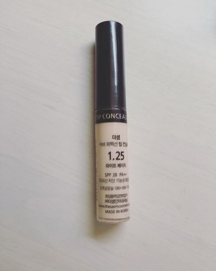 カバーパーフェクション チップコンシーラー/the SAEM/リキッドコンシーラーを使ったクチコミ(1枚目)