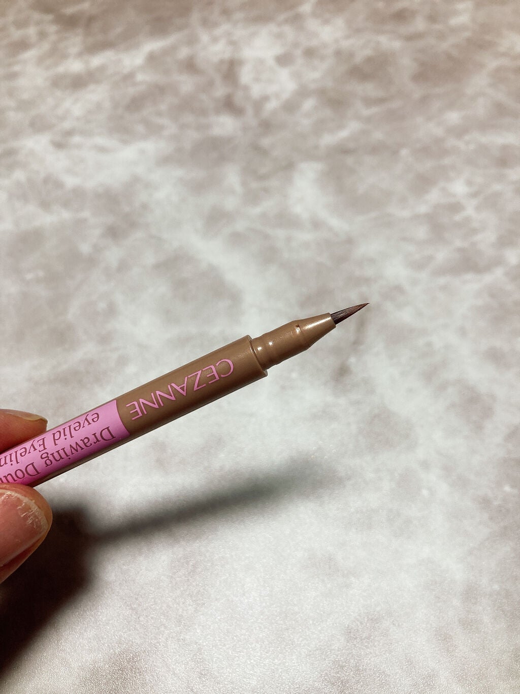 描くふたえアイライナー/CEZANNE/リキッドアイライナーを使ったクチコミ(2枚目)