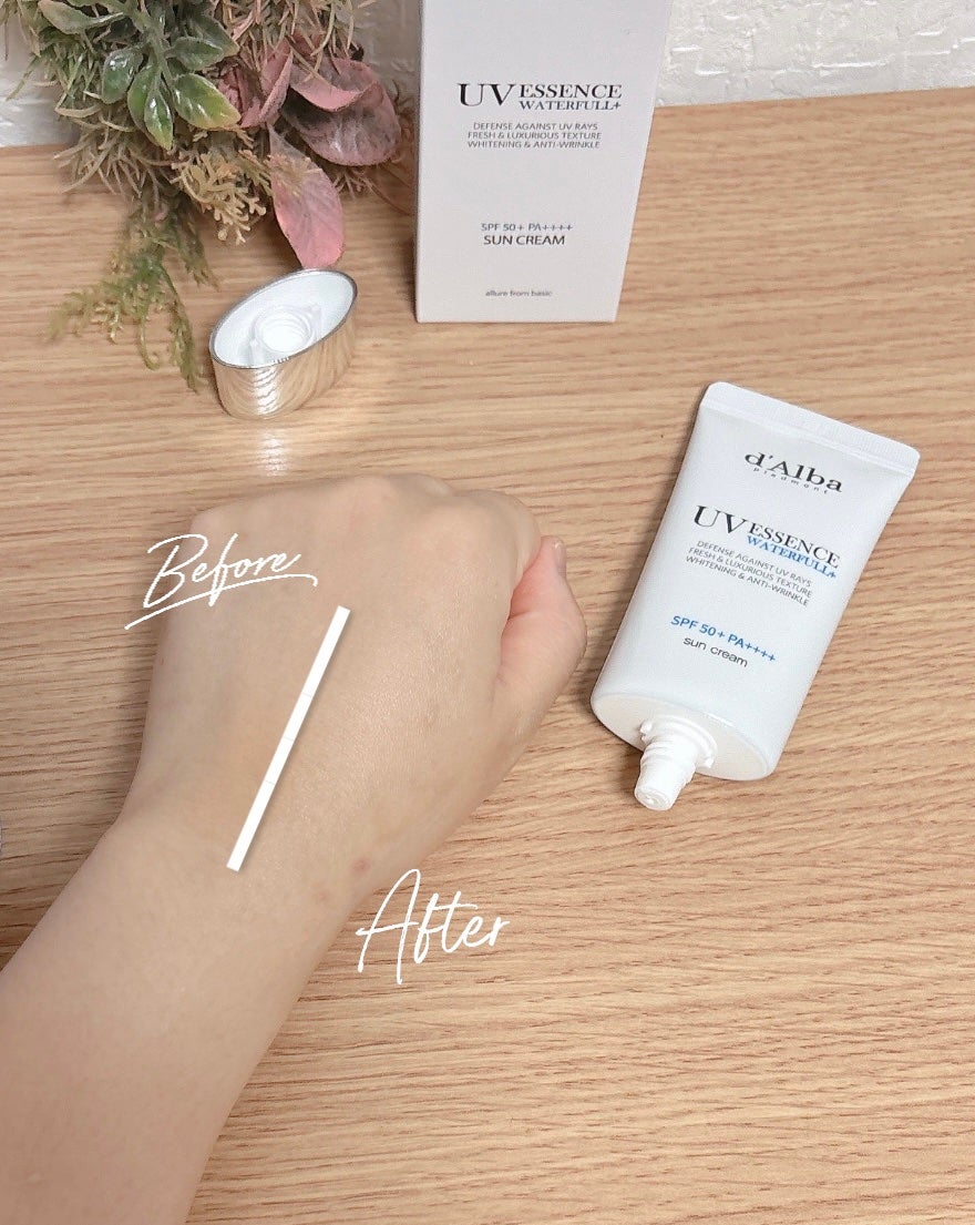 ダルバ ウォータフル エッセンス サンクリーム/ダルバ/日焼け止めクリームを使ったクチコミ(5枚目)