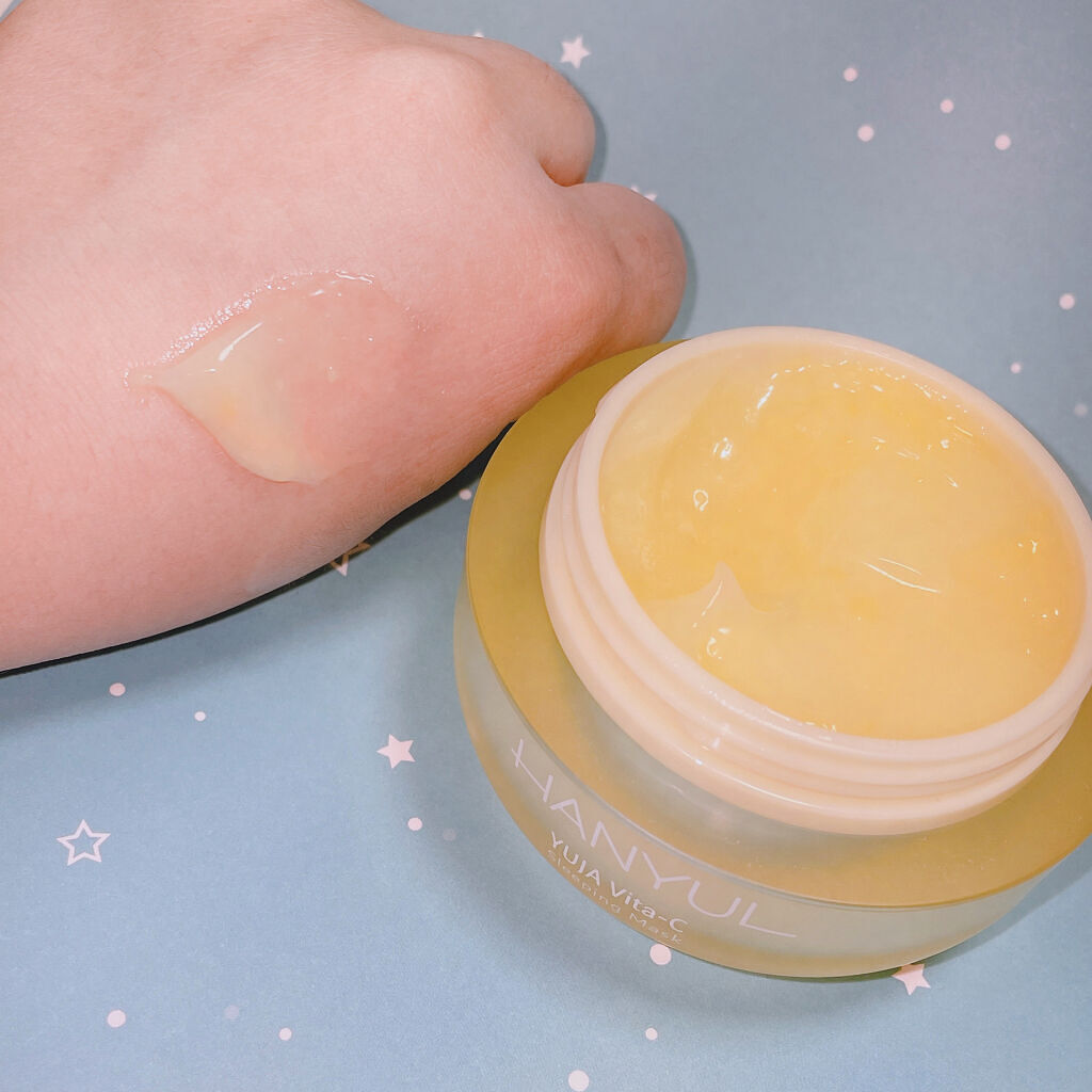 月光ゆず睡眠パック(旧バージョン)/HANYUL(ハンユル)/フェイスクリームを使ったクチコミ（2枚目）