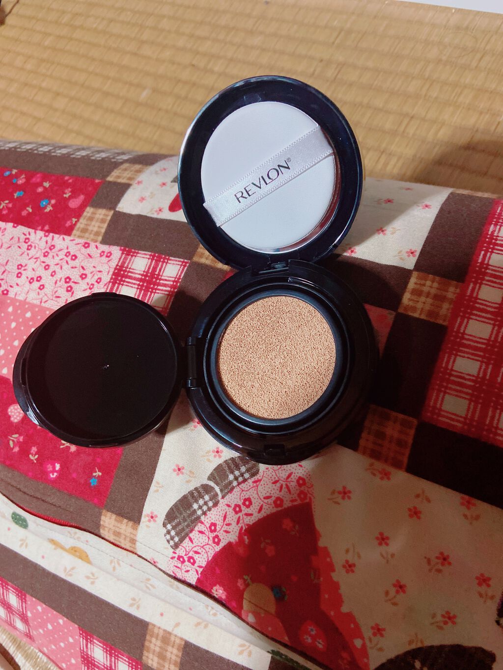 カラーステイ クッション ロングウェア ファンデーション/REVLON/クッションファンデーションを使ったクチコミ(2枚目)