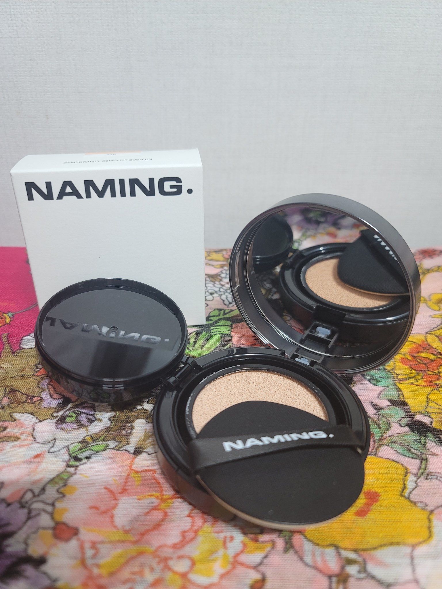ネーミング ゼログラビティ カバーフィットクッション/NAMING./クッションファンデーションを使ったクチコミ（3枚目）