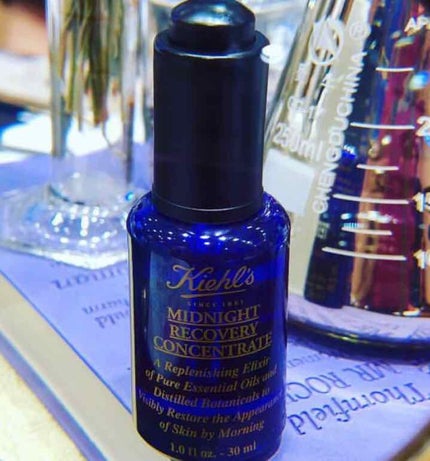 キールズ ミッドナイトボタニカル コンセントレート/Kiehl's/フェイスオイルを使ったクチコミ(1枚目)