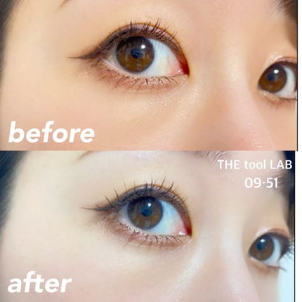 ハッピーリム アイラッシュ インディビジュアル/THE TOOL LAB/つけまつげを使ったクチコミ(4枚目)