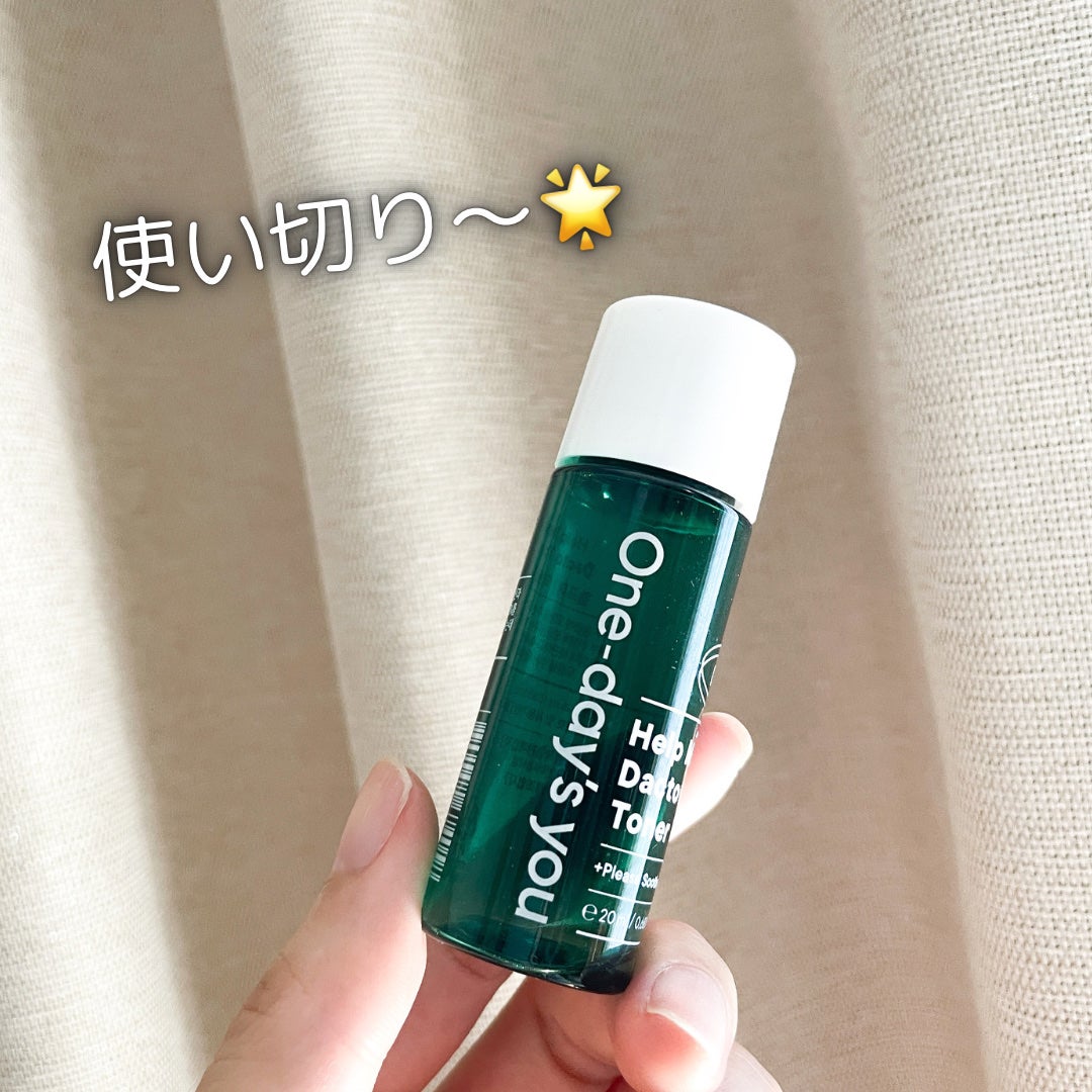 ヘルプミー!ダクトトナー/One-day's you/化粧水を使ったクチコミ(1枚目)