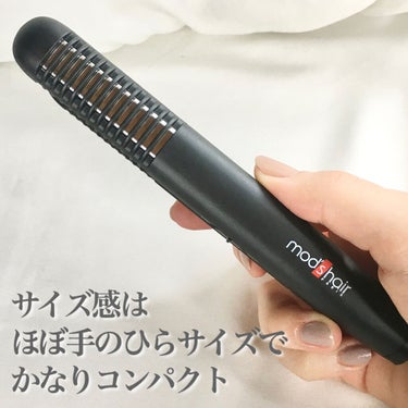 スタイリッシュ モバイルヘアアイロンプラス MHS-1240-K/mod's hair/ストレートアイロンを使ったクチコミ（2枚目）