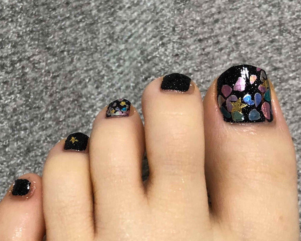 ネイルシール/Qoo10/ネイルシールを使ったクチコミ(2枚目)