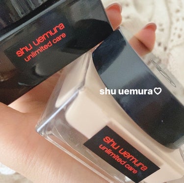 アンリミテッド ケア セラムイン クリーム ファンデーション/shu uemura/クリーム・エマルジョンファンデーションを使ったクチコミ（1枚目）