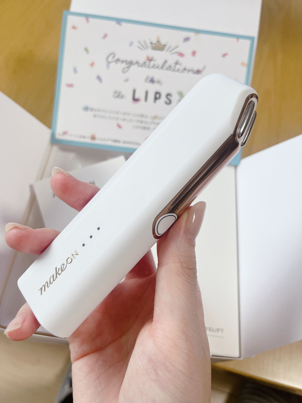 サーモウェイブアイリフト/Makeon/美顔器・マッサージを使ったクチコミ（2枚目）