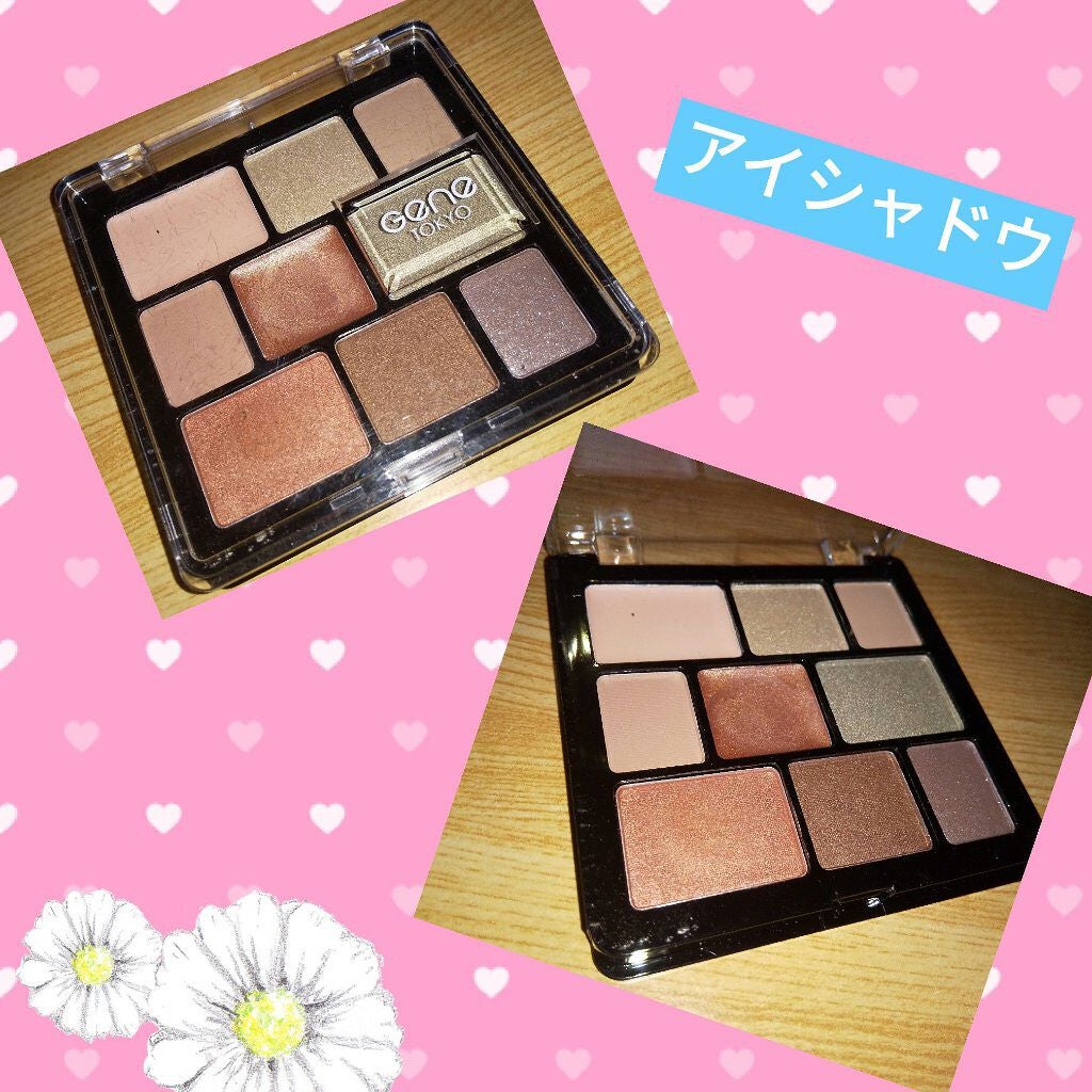 ムードアイシャドウパレット/GENE TOKYO/アイシャドウパレットを使ったクチコミ(1枚目)