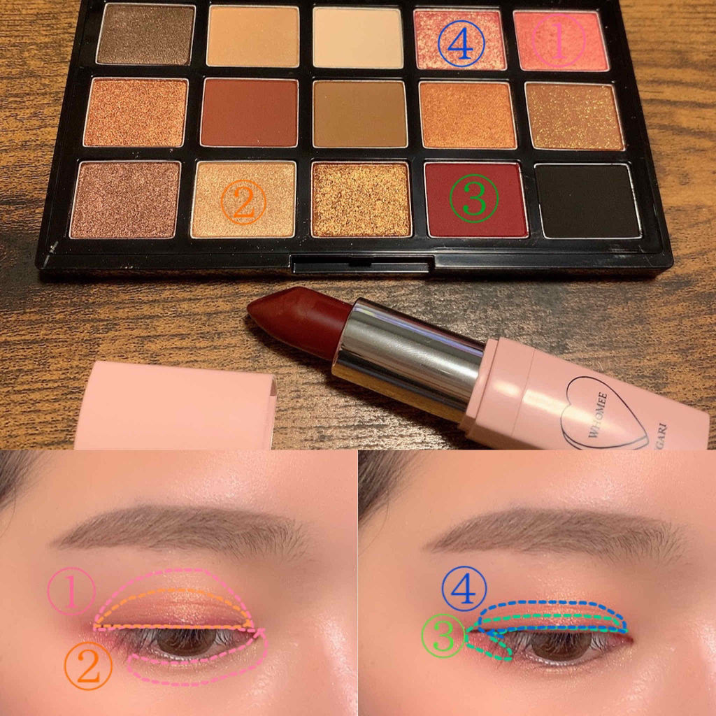 フーミー リップスティック/WHOMEE/口紅を使ったクチコミ（2枚目）