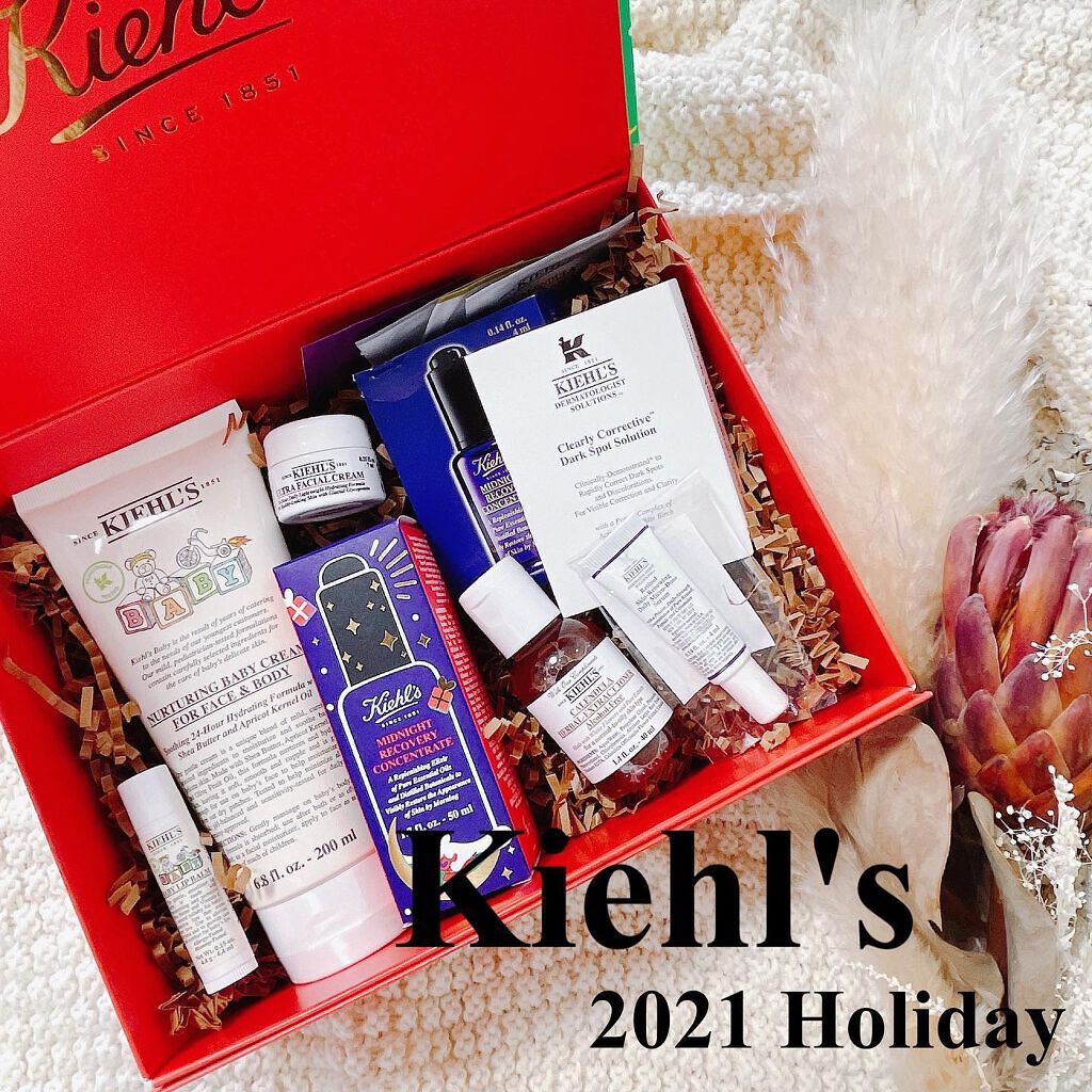 キールズ ミッドナイトボタニカル コンセントレート ホリデイ限定エディション 50ml/Kiehl's/フェイスオイルを使ったクチコミ（1枚目）