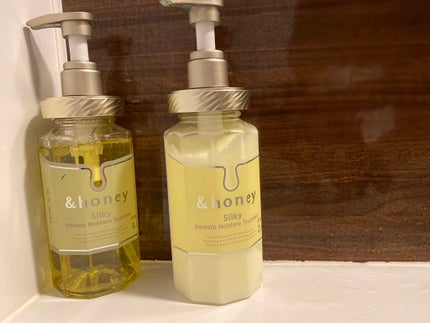 シルキー スムースモイスチャー シャンプー 1.0/ヘアトリートメント 2.0/&honey/市販シャンプーを使ったクチコミ(3枚目)