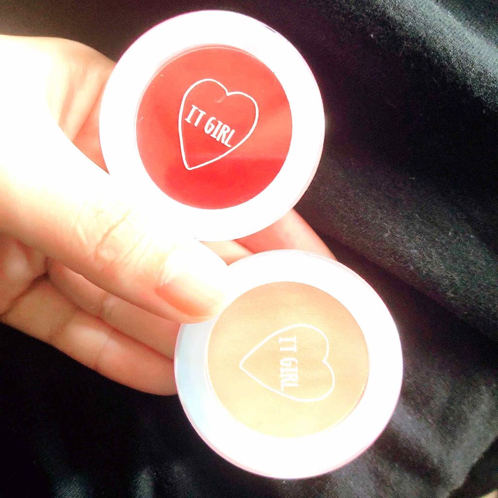 ダイソー×IT GIRL クリームチーク&リップ 思わせボルドー/DAISO/ジェル・クリームチークを使ったクチコミ（1枚目）