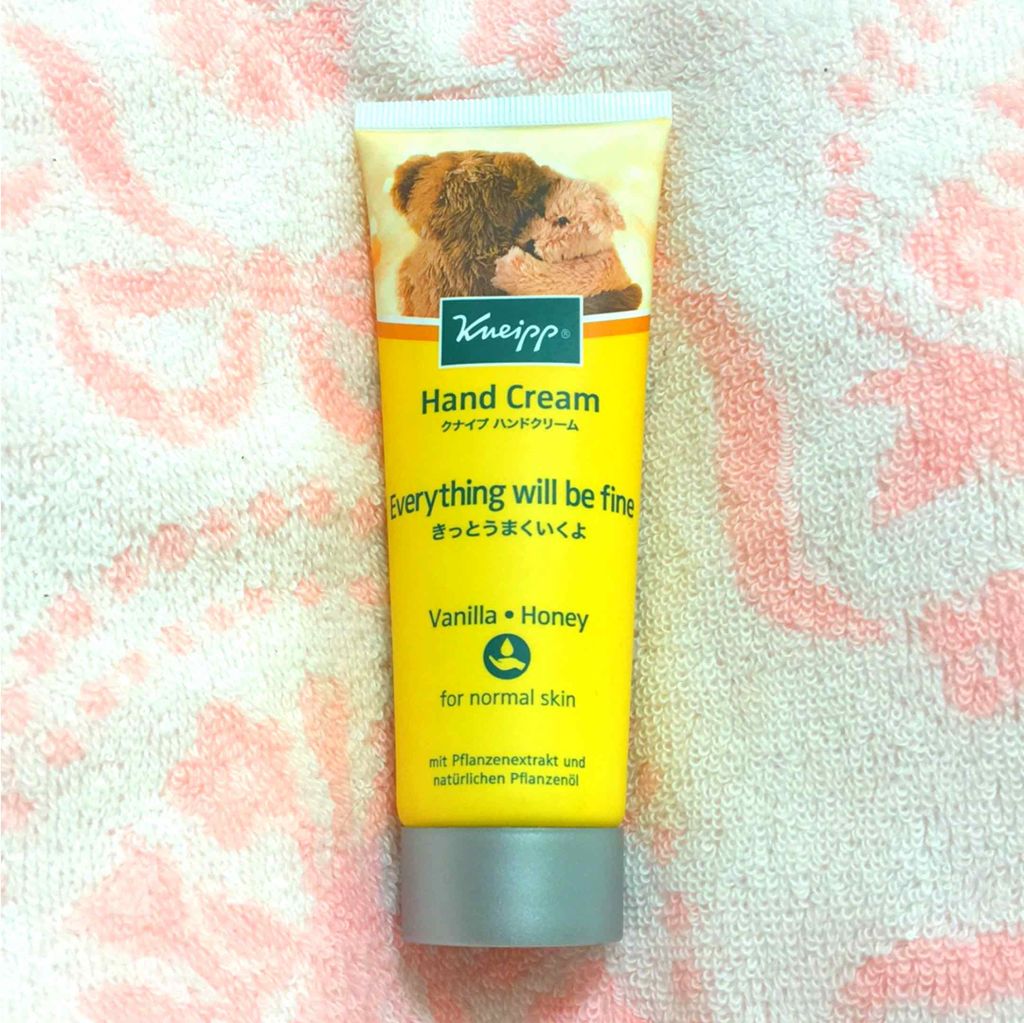 ハンドクリーム バニラ&ハニーの香り/クナイプ/ハンドクリームを使ったクチコミ(1枚目)