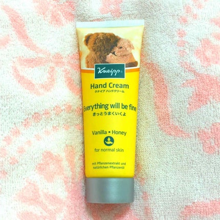 ハンドクリーム バニラ&ハニーの香り/クナイプ/ハンドクリームを使ったクチコミ(1枚目)
