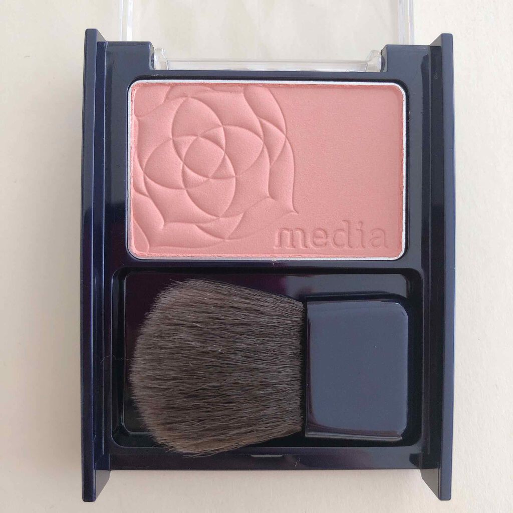 ブライトアップチークN/media/パウダーチークを使ったクチコミ（2枚目）