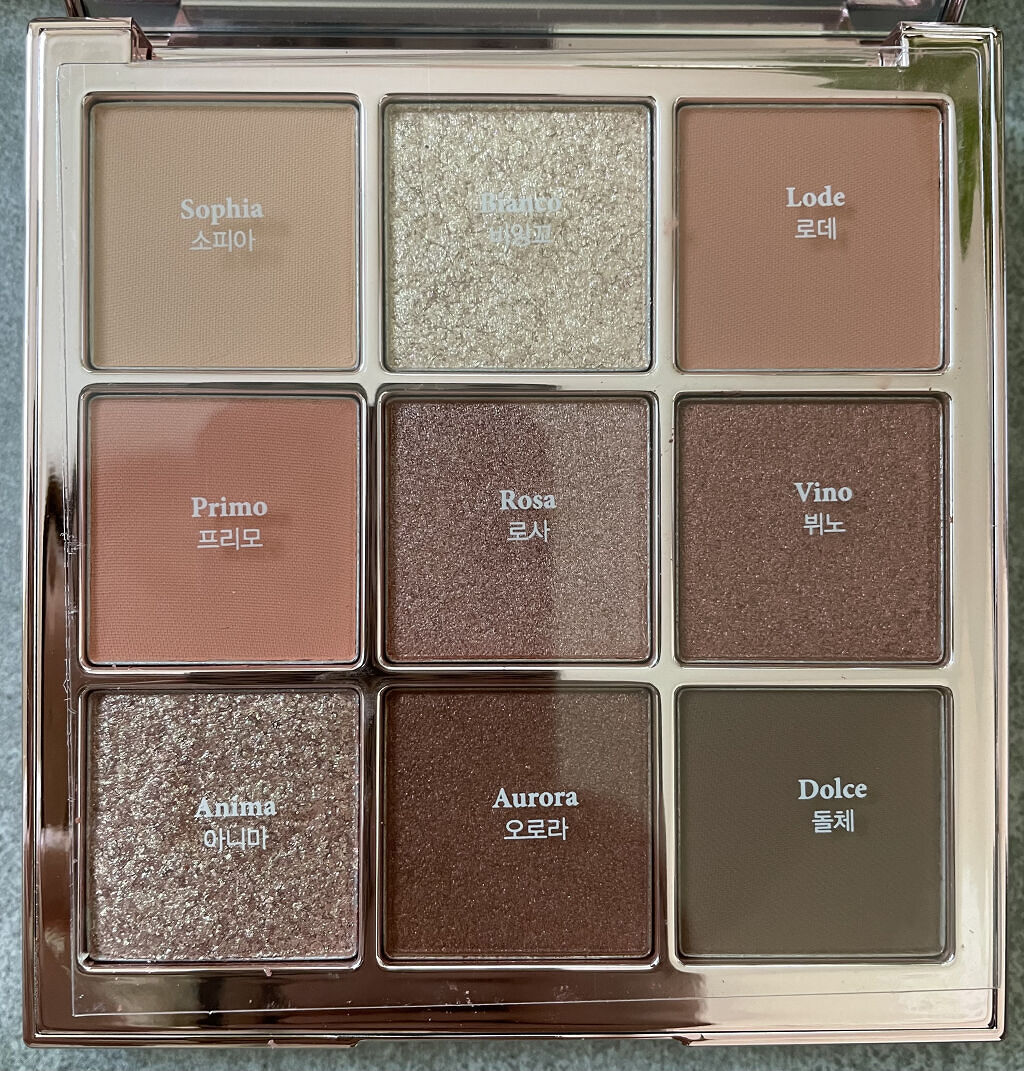 The Bella collection eyeshadow palette/CELEFIT/アイシャドウパレットを使ったクチコミ（3枚目）